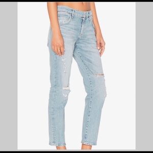 Agolde Isabel Slim Boyfriend Jeans